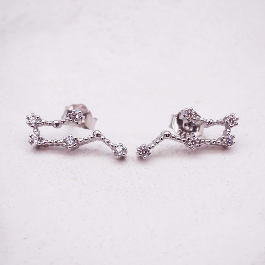 Gemini Constellation Earrings - womens jewellery by indie and harper