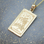 gold the lovers tarot card necklace by indie and harper australia 