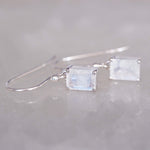 indie ad harper Sterling silver classic moonstone earrings