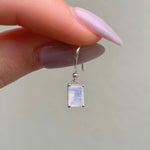 indie and harper sterling silver classic moonstone earrings