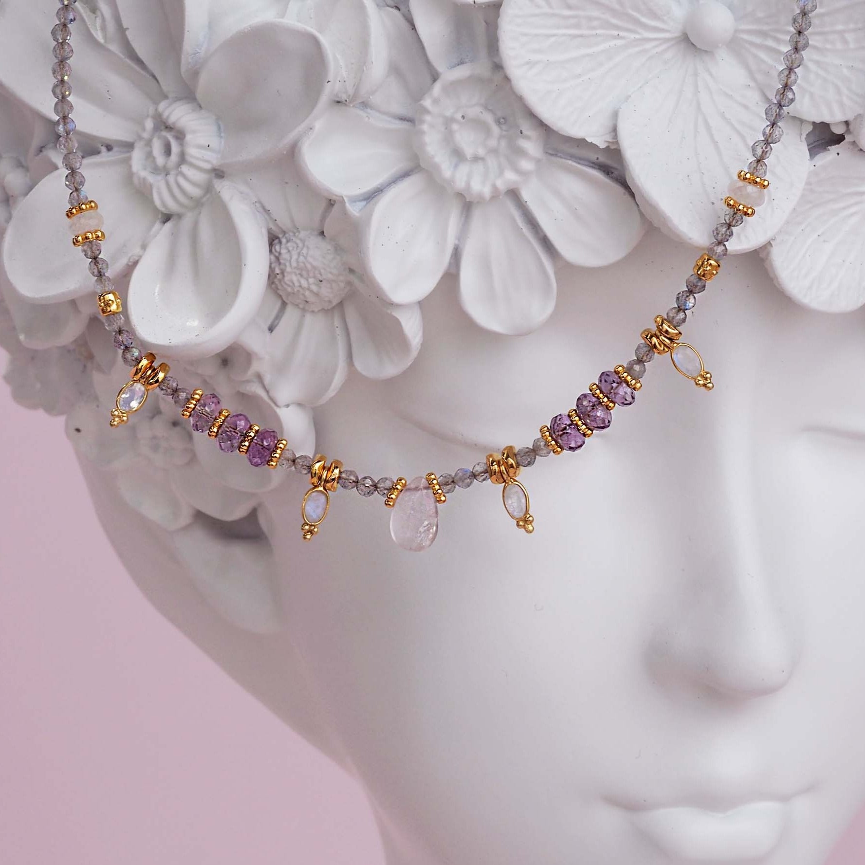 indie and harper dainty goddess necklace - bohemian jewellery australia