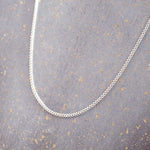 indie and harper dainty sterling silver chain necklace