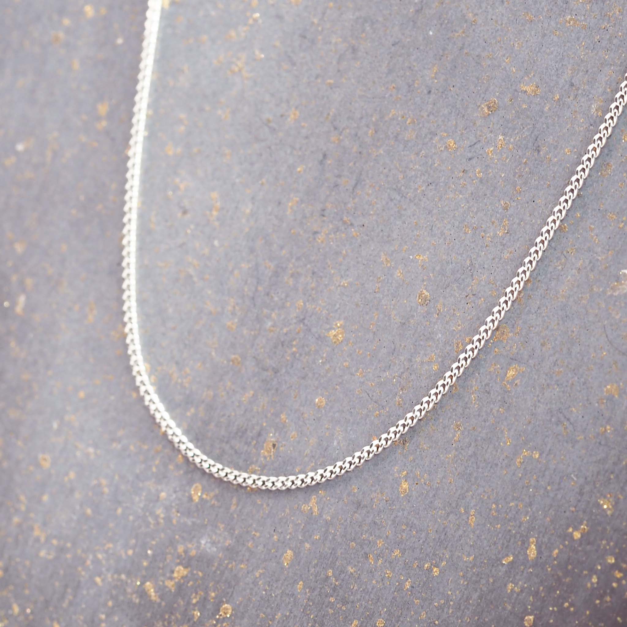indie and harper dainty sterling silver chain necklace