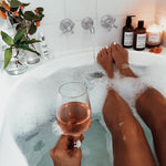 indie and harper sterling silver moonstone ring being worn 