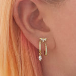 indie and harper gold earring set