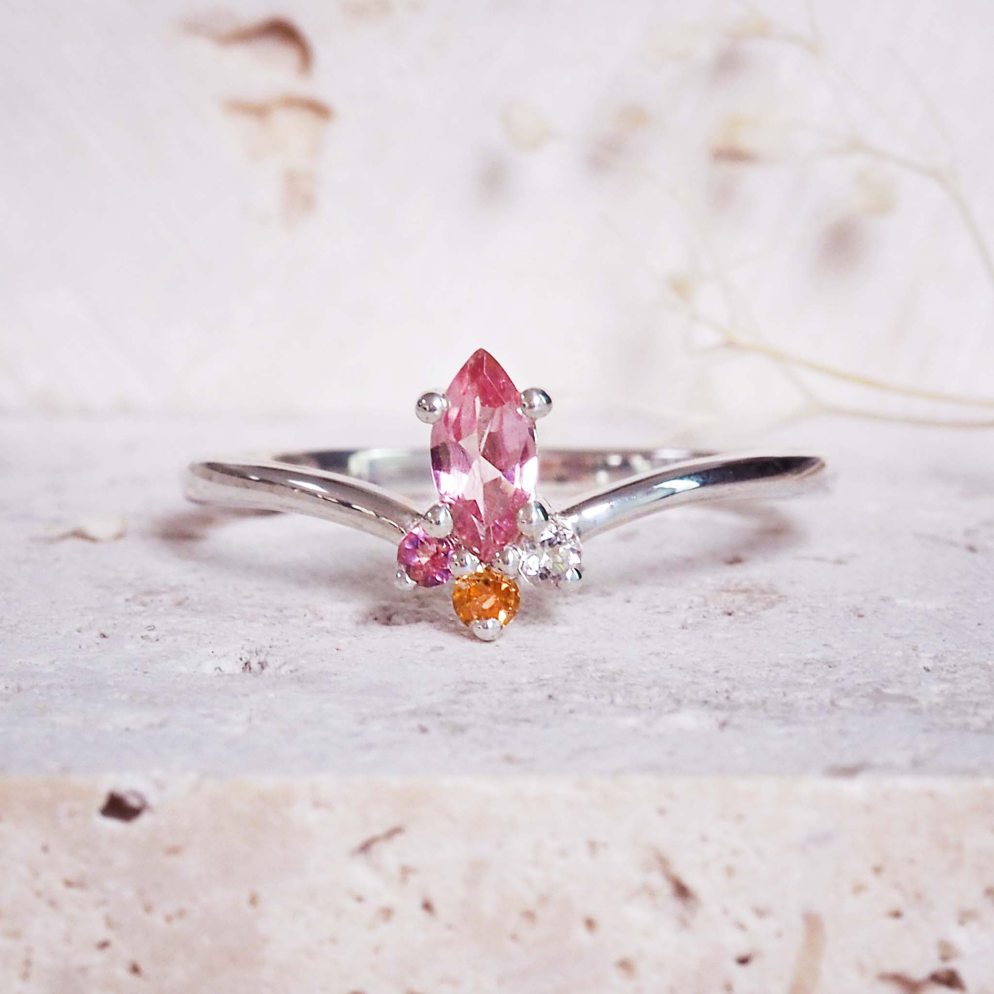  www.indieandharper.com Limited Edition Rainbow Tourmaline Ring