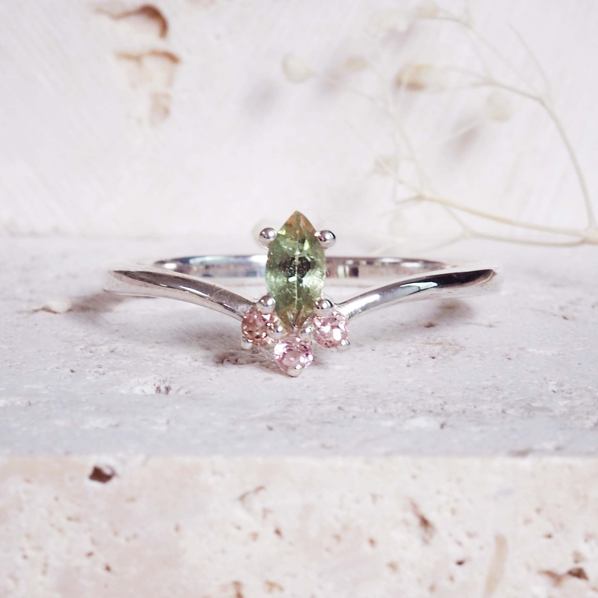  www.indieandharper.com Limited Edition Rainbow Tourmaline Ring