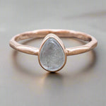 indie and harper rose gold march birthstone aquamarine ring