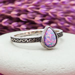 sterling silver purple opal ring by indie and harper australian jewellery brands