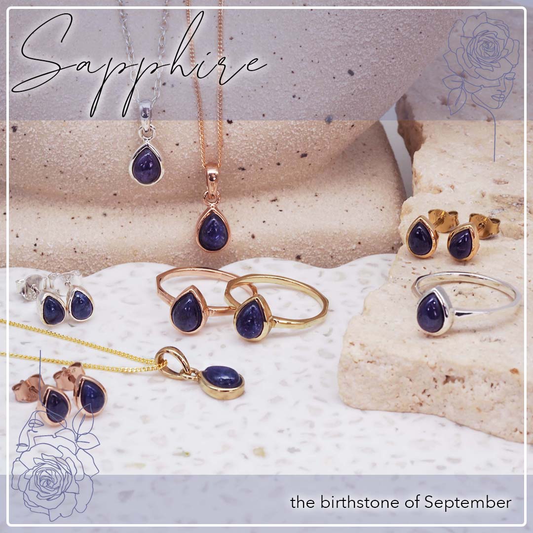 indie and harper september birthstone sapphire jewellery