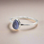 indie and harper sterling silver december birthstone tanzanite ring