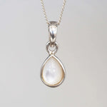 indie and harper sterling silver june birthstone pearl necklace