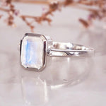 indie and harper sterling silver moonstone ring - Moonstone Jewellery Australia