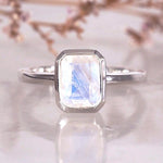 indie and harper sterling silver moonstone ring - Moonstone Jewellery Australia