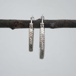 indie and harper stainless steel silver waterproof hoop earrings
