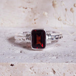  www.indieandharper.com Sterling Silver Garnet Ring