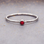 January Silver Stacker Ring 