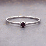 June Silver Stacker Ring 