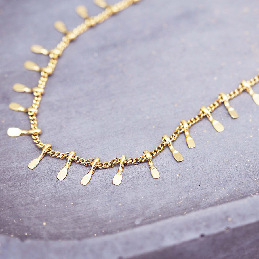 Gold Anklet - womens waterproof gold jewellery Australia