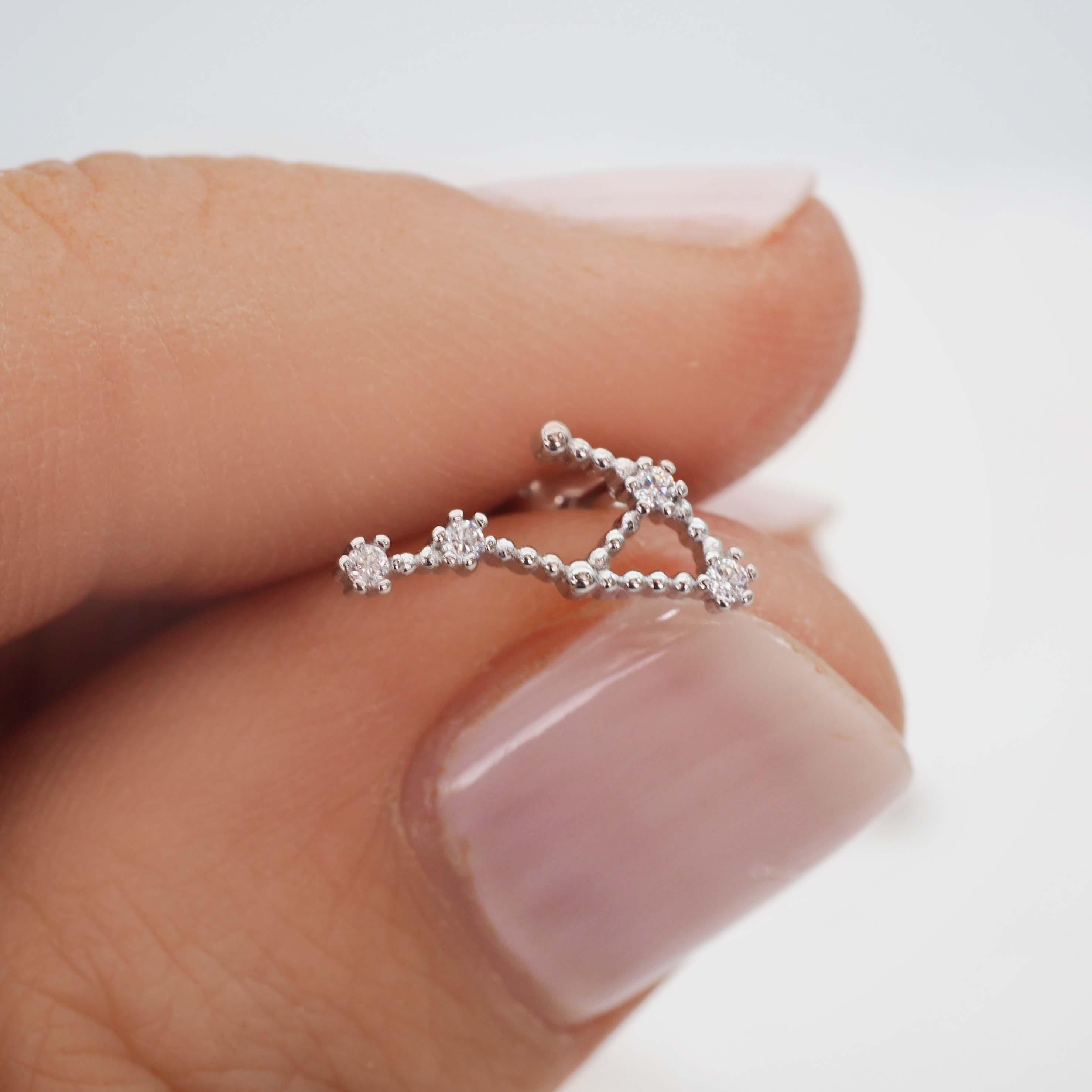Libra Constellation Earrings - womens jewellery by indie and harper