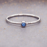 March Silver Stacker Ring 