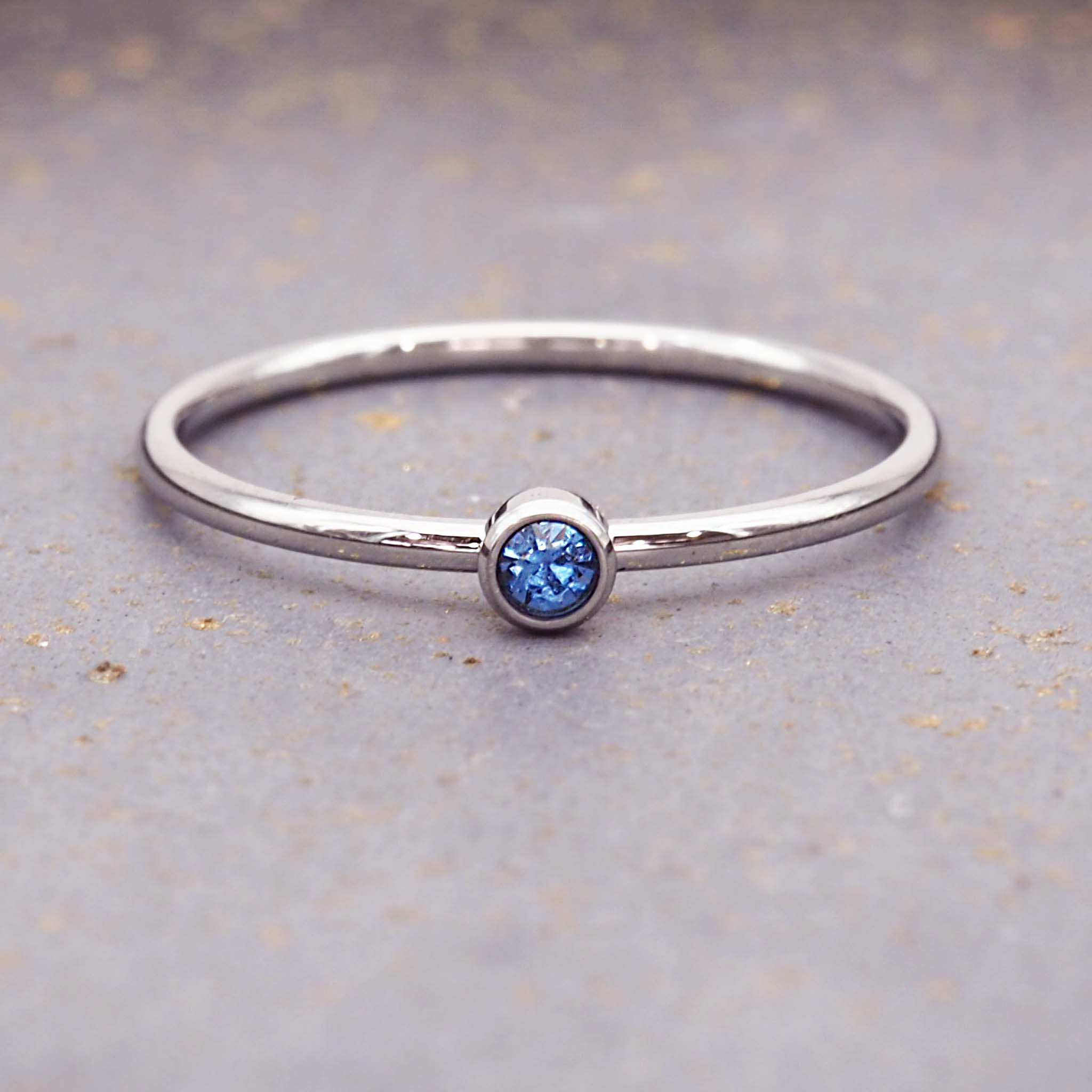 March Silver Stacker Ring 