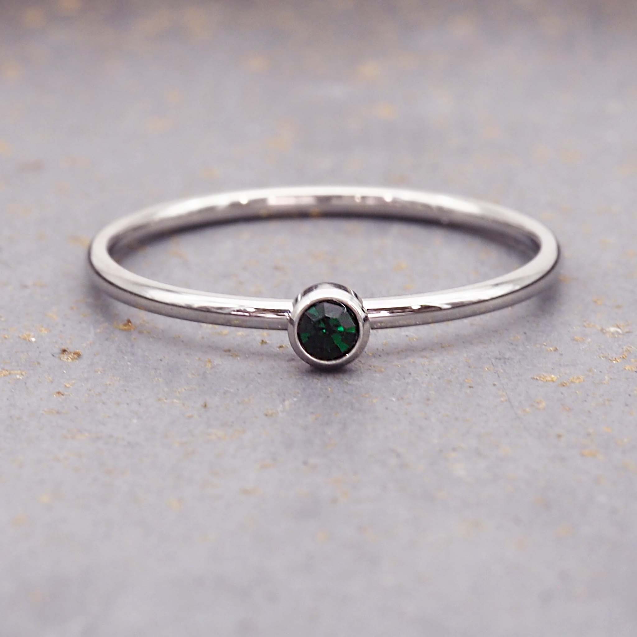 May Silver Stacker Ring 