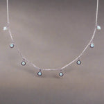 Sterling Silver Opal Necklace - womens opal jewellery by australian jewellery brands indie and harper