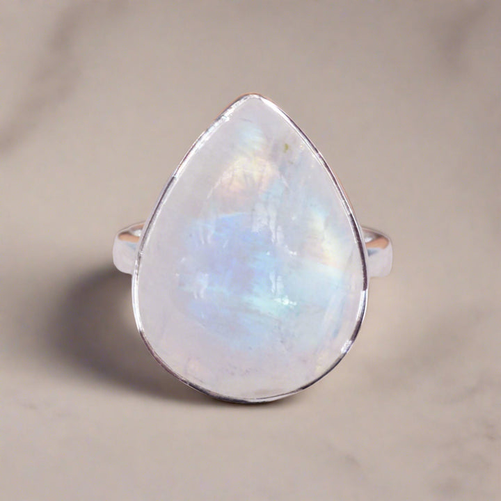 Sterling Silver Moonstone Ring 