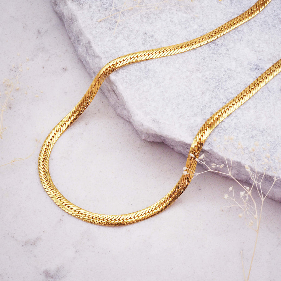 Gold Necklace - womens gold waterproof jewellery - Australian jewellery brand