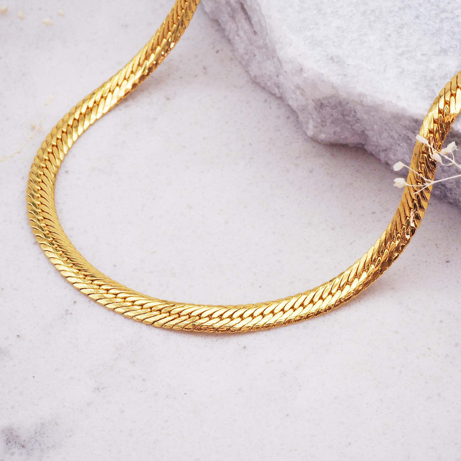 Gold Necklace - womens gold waterproof jewellery - Australian jewellery brand