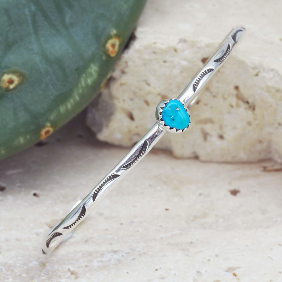 Navajo Turquoise Bracelet Hand Crafted Sterling Silver Jewellery