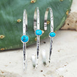 Navajo Hand Carved Turquoise Bracelets - native american jewelry by indie and harper