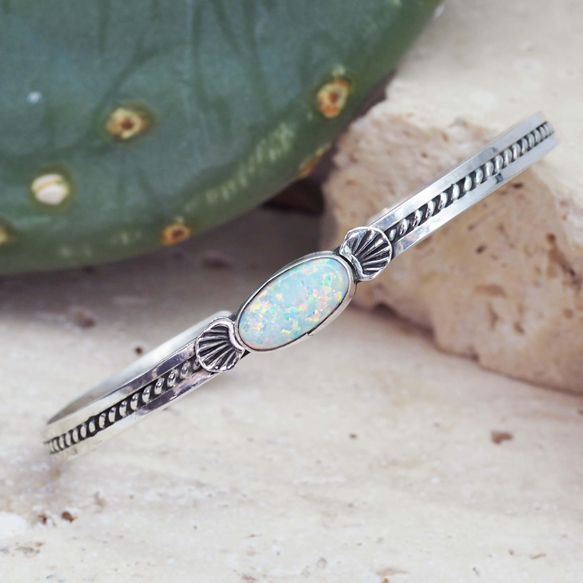 Navajo Opal Bracelet - womens jewellery by indie and harper