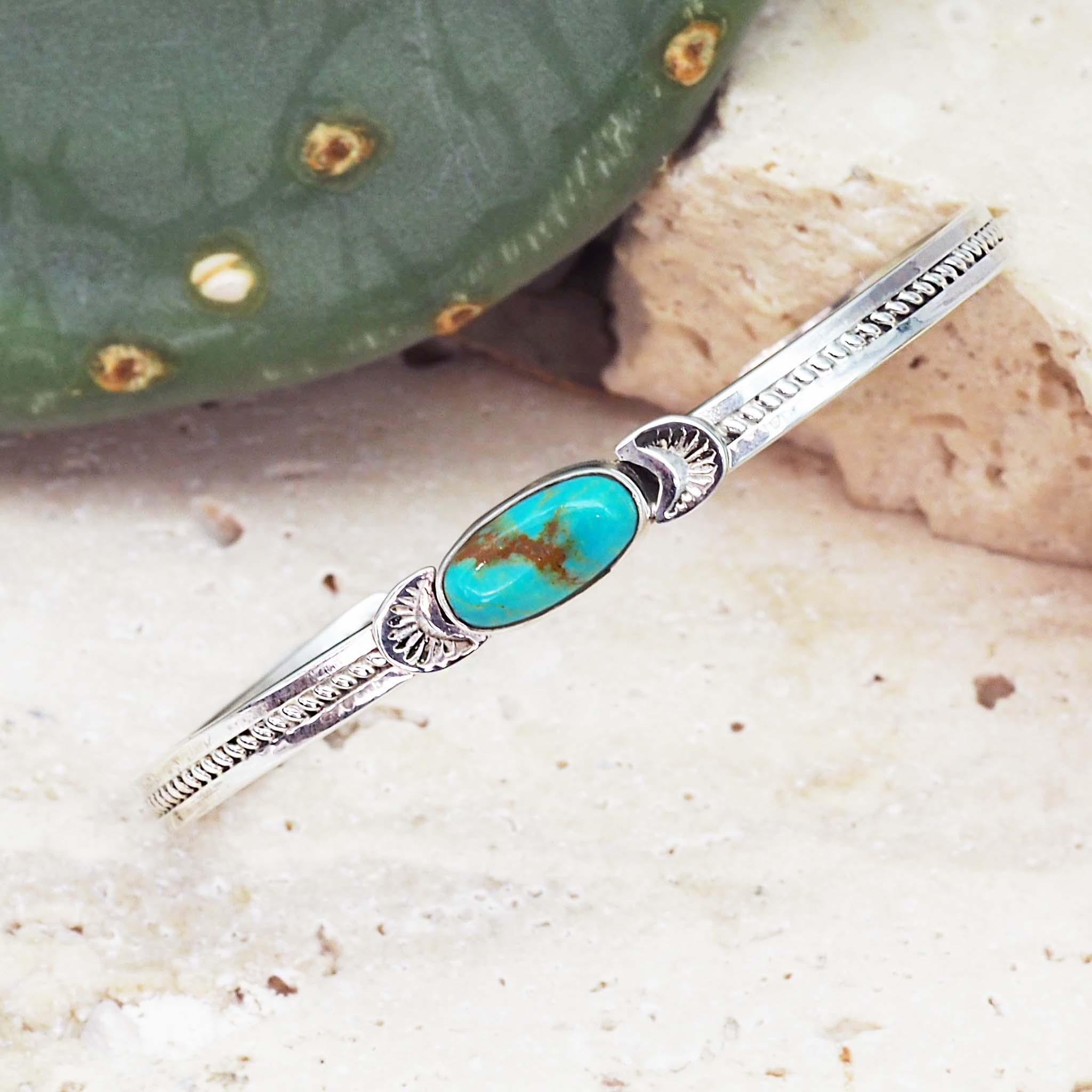 Navajo Turquoise Bracelet - womens turquoise jewellery by indie and harper australia