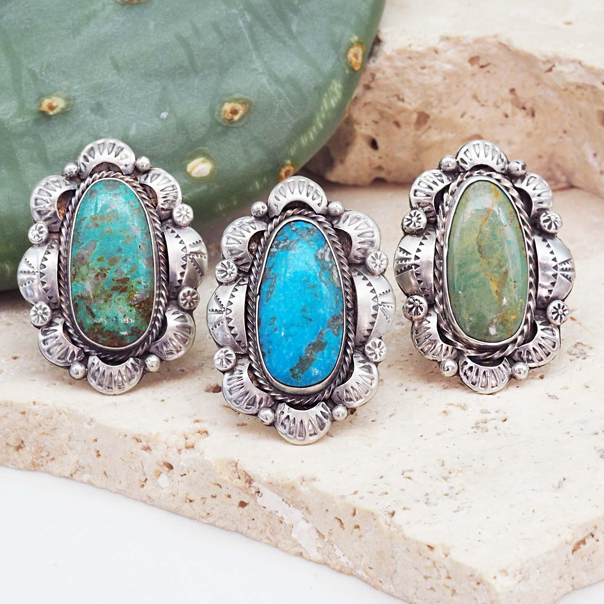 navajo turquoise rings - Native American Jewelry and turquoise jewellery by Australian jewellery brands indie and harper