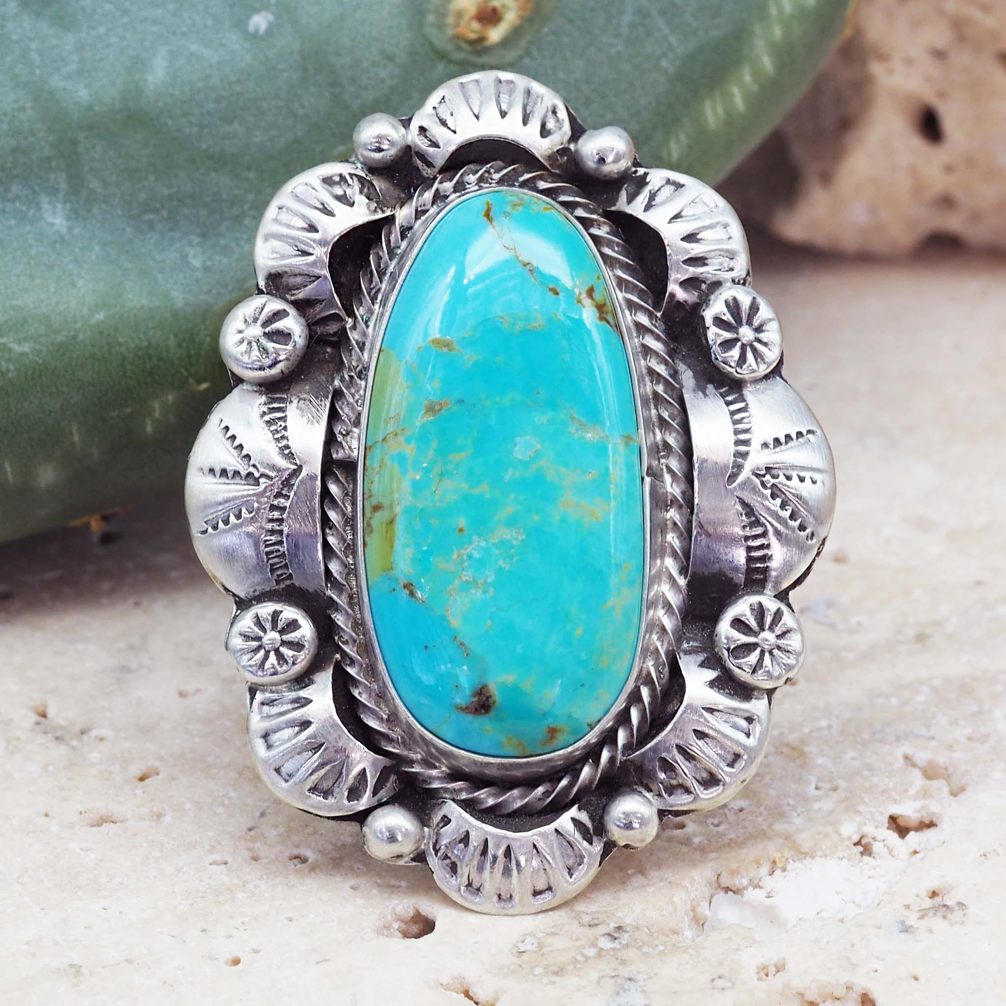 Navajo turquoise ring - Native American Jewelry and turquoise jewellery by Australian jewellery brands indie and harper