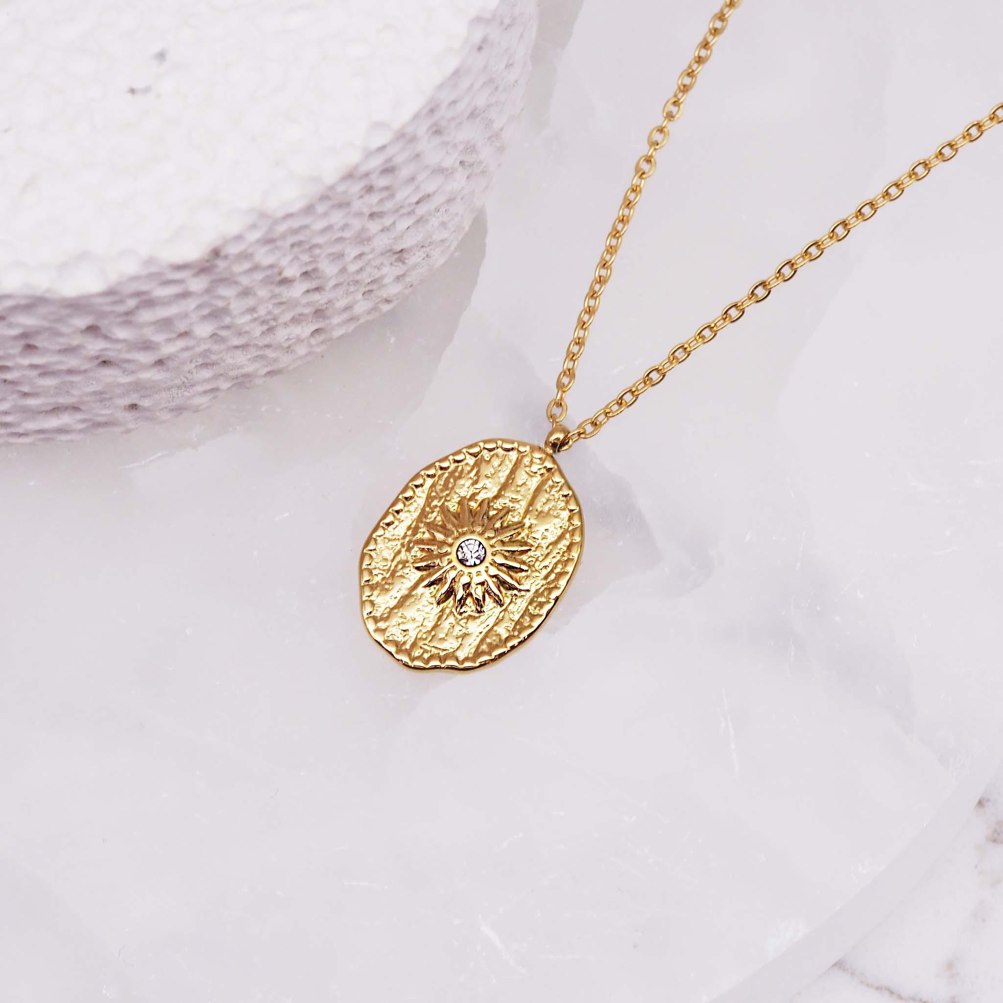gold necklace - gold waterproof jewellery by indie and Harper australia