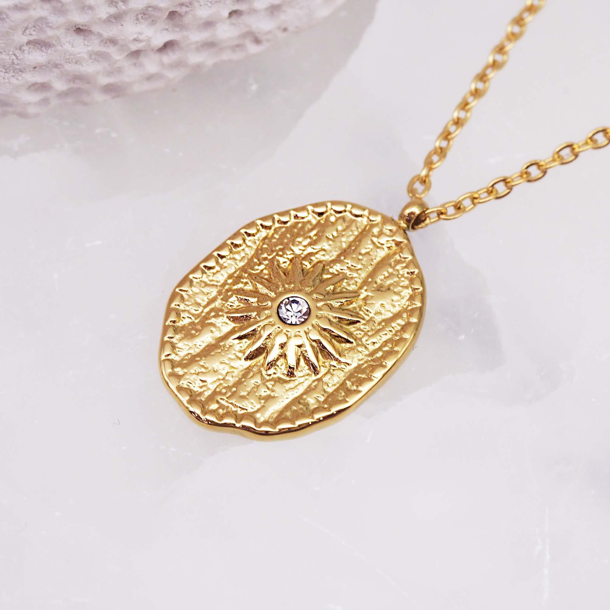 gold necklace - waterproof jewellery by  indie and Harper australia