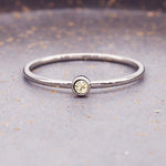 November Silver Stacker Ring 