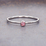 October Silver Stacker Ring 