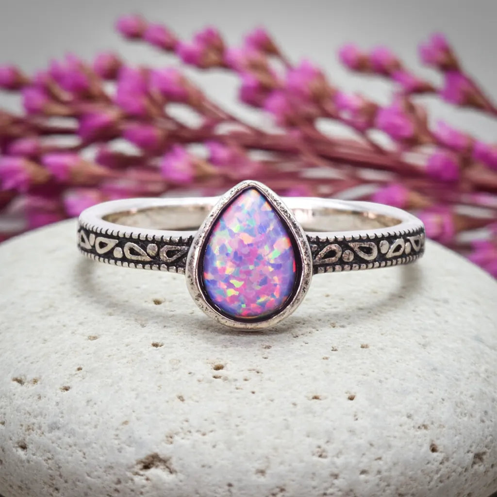 sterling silver purple opal ring by indie and harper australia jewellery online