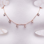 Rose Gold Moonlight Opal Necklace - womens jewellery by indie and harper