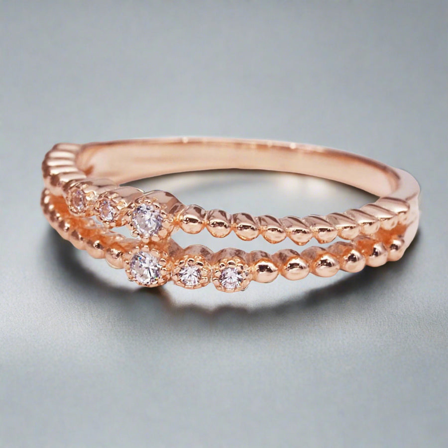 Rose Gold Ring - womens rose gold jewellery australia