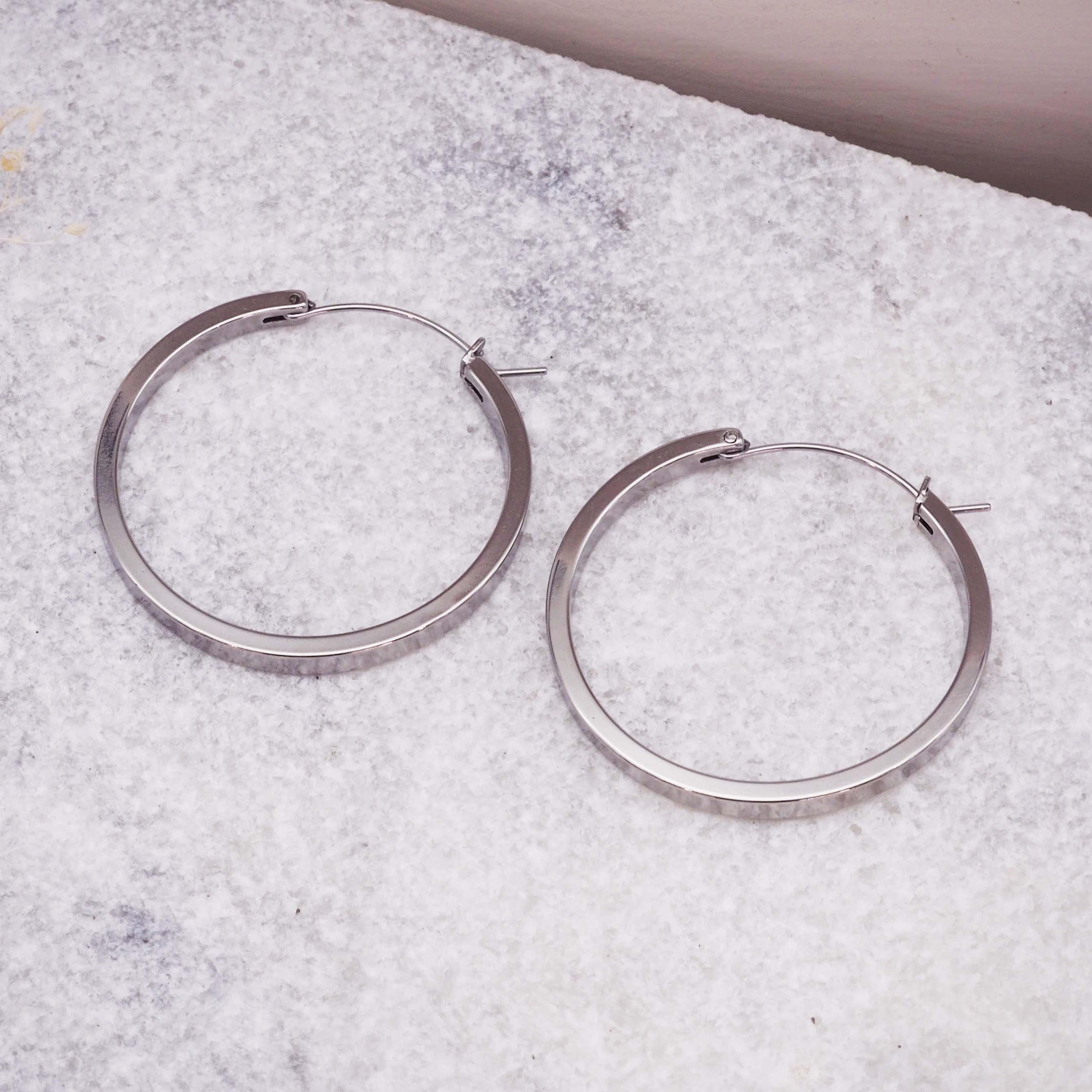 Saige Hoop Earrings - womens jewellery by indie and harper