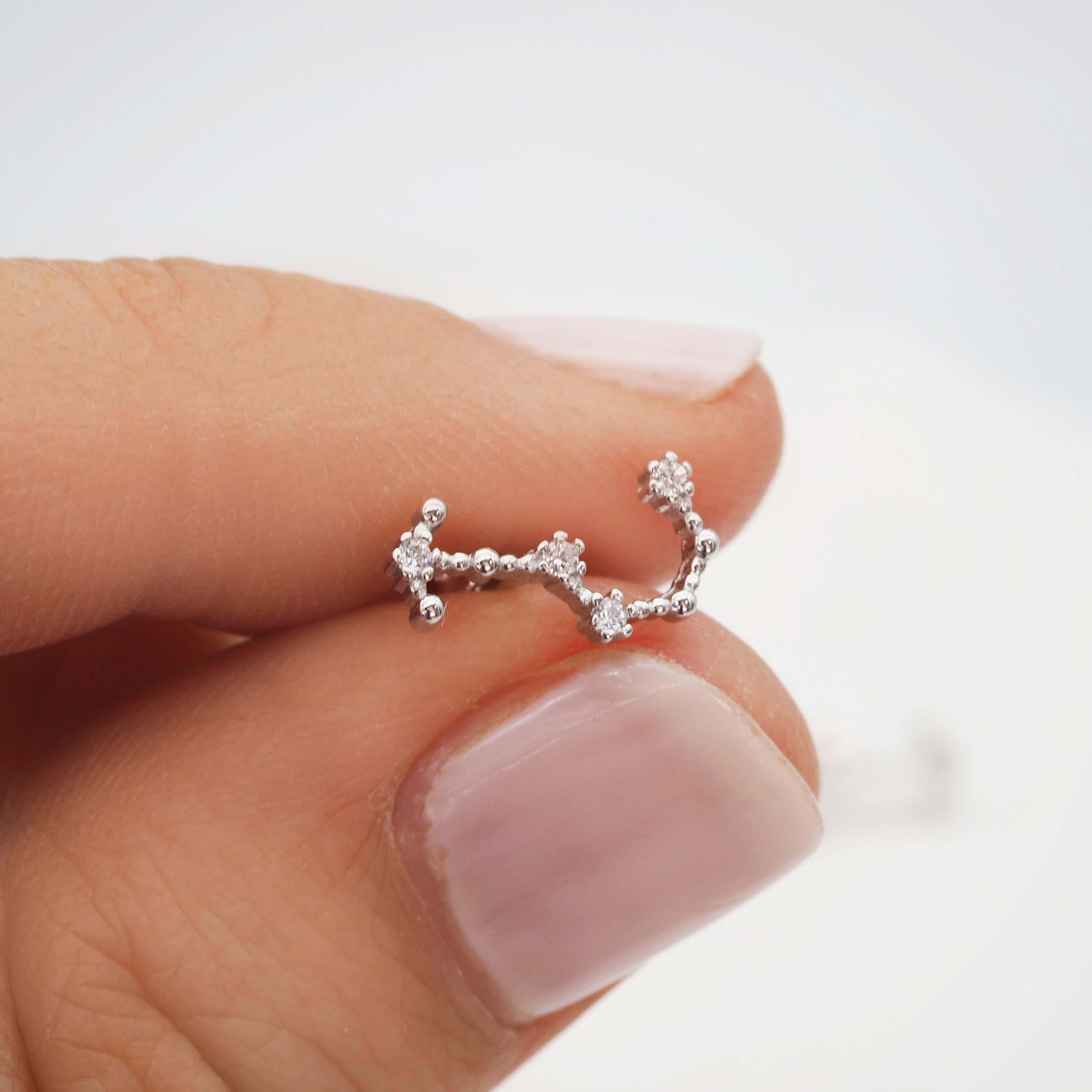 Scorpio Constellation Earrings - womens jewellery by indie and harper