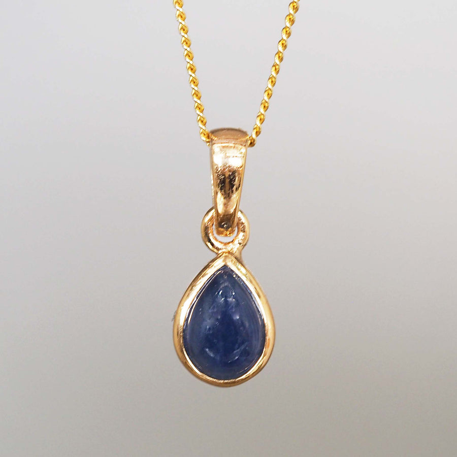 september birthstone necklace - gold sapphire necklace - womens september birthstone jewellery australia