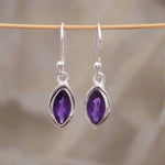 sterling silver amethyst earrings by indie and harper jewellery australia