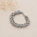 chunky silver chain bracelet - waterproof jewellery