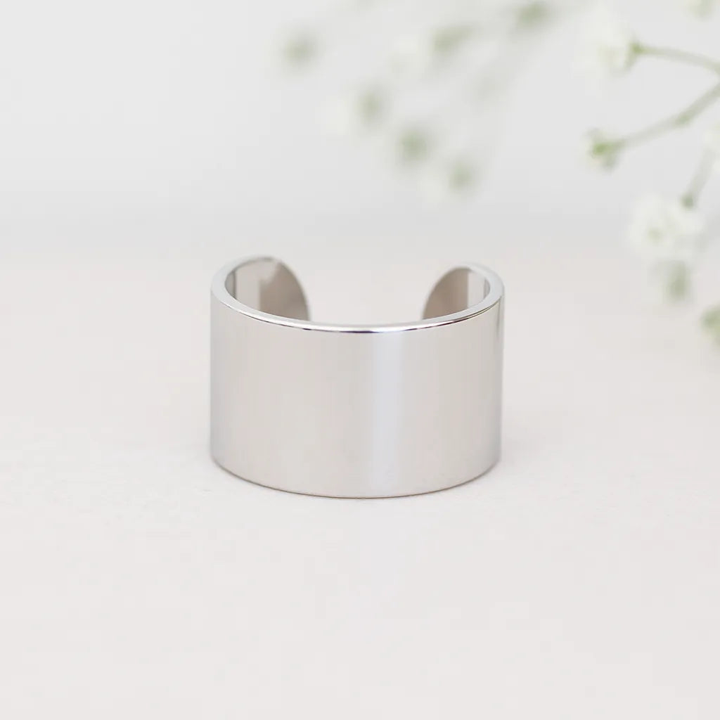 silver ear cuff - waterproof jewellery australia by indie and harper